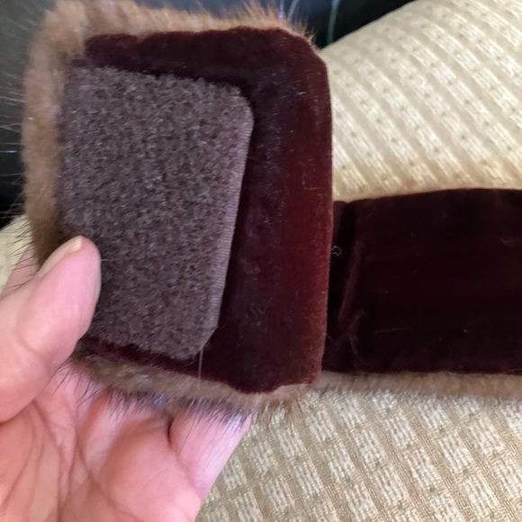 EUC GENUINE MINK HEAD BAND -vELVET LINED - Picture 7 of 8